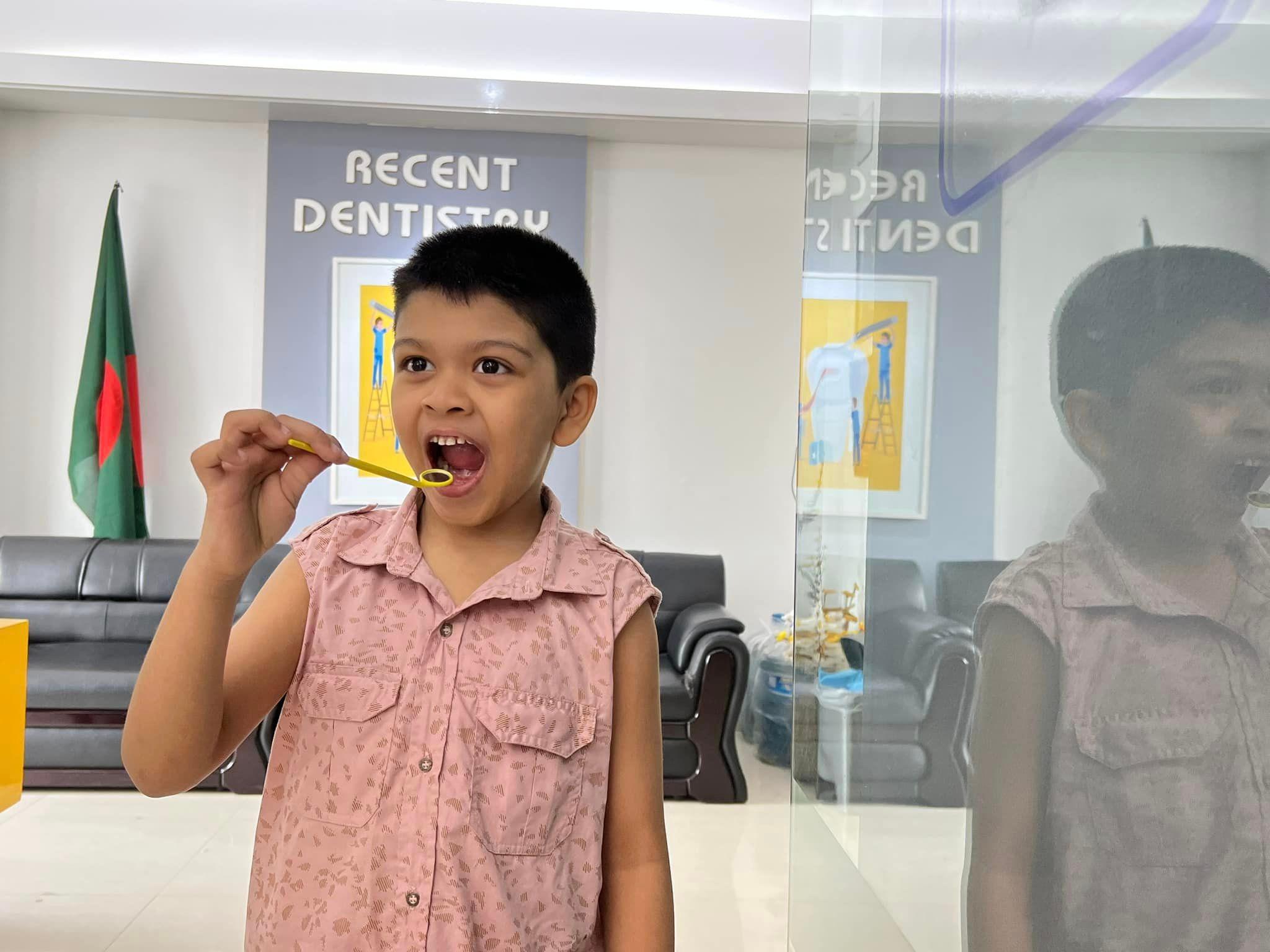 Kid Brushing